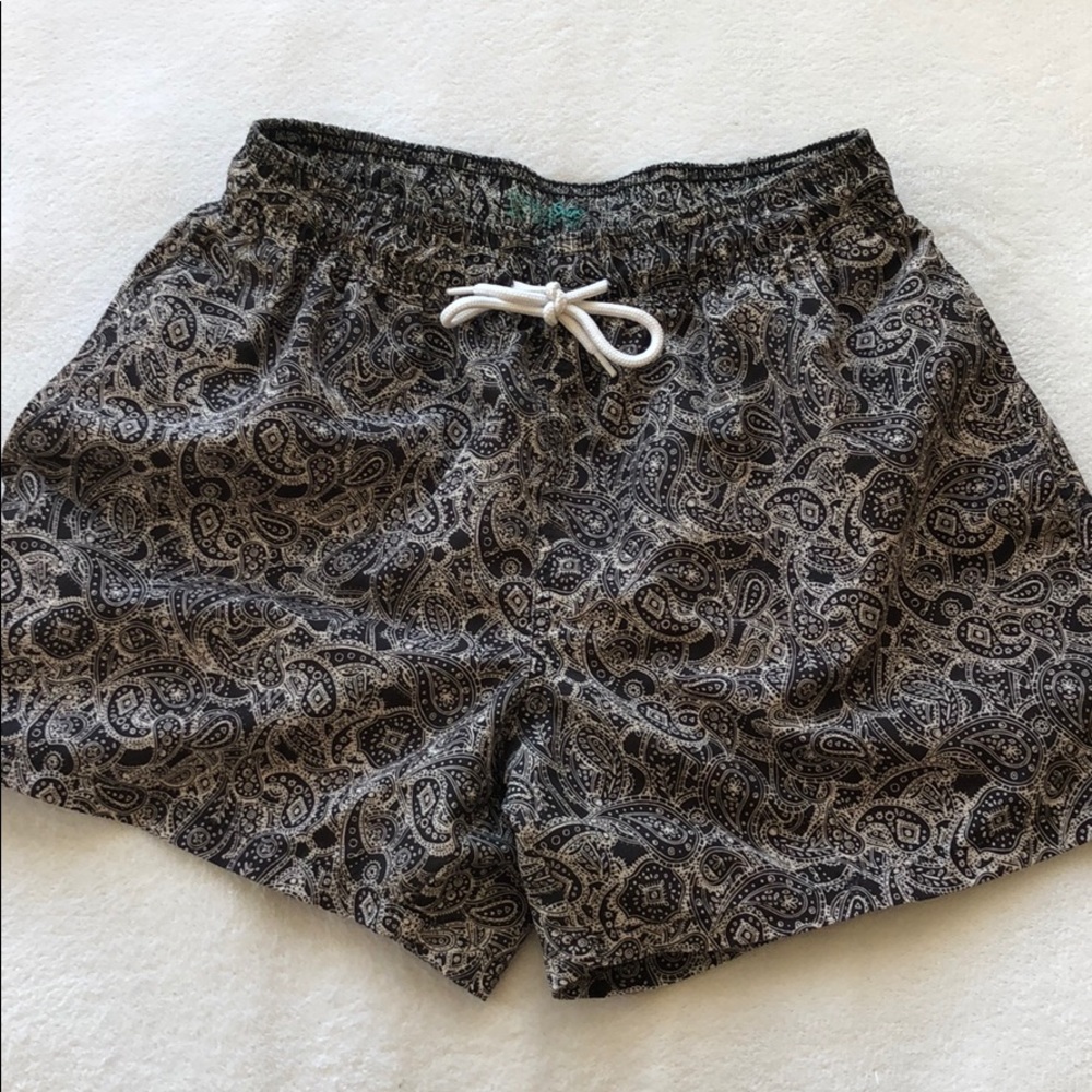 Topman paisley swim trunks
